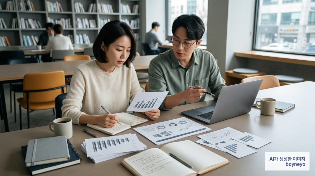 실적 발표 변동성 - AI로 생성된 이미지입니다