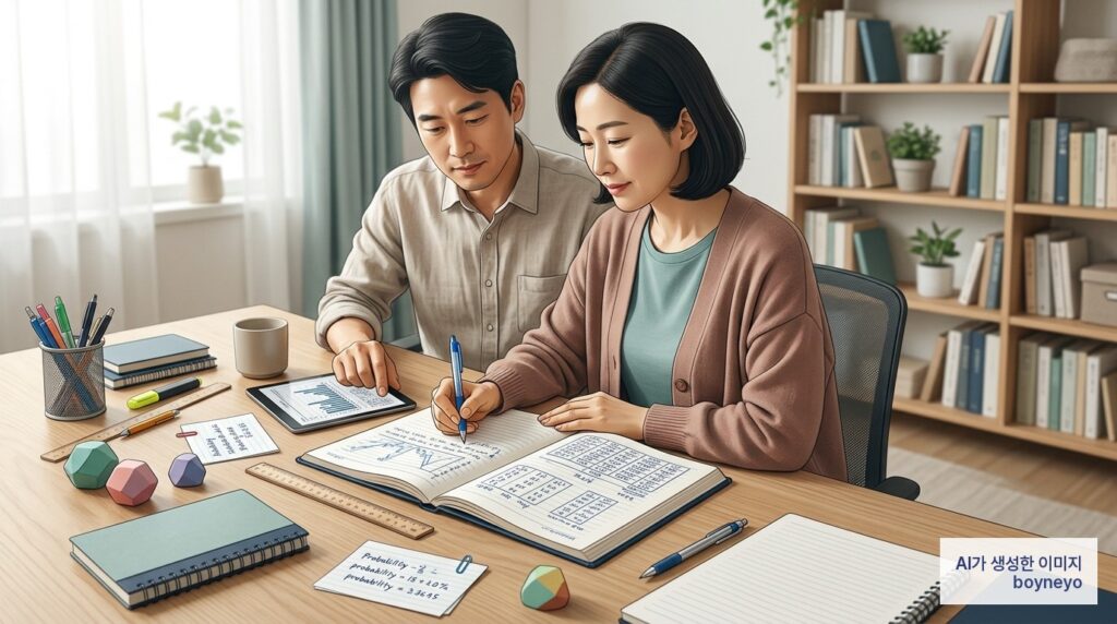 로또 데이터 분석 - AI로 생성된 이미지입니다
