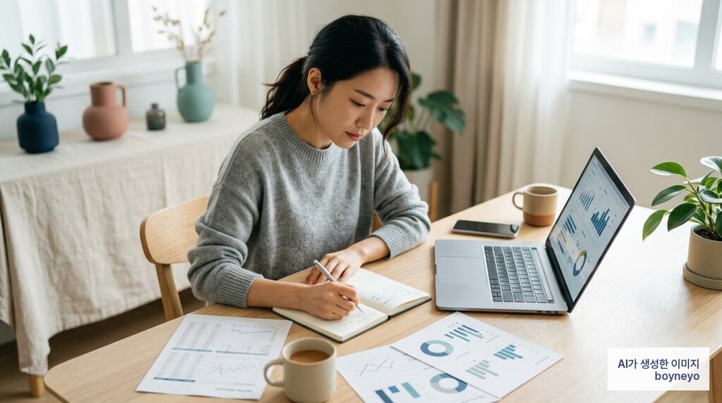 기업 공시 확인 - AI로 생성된 이미지입니다